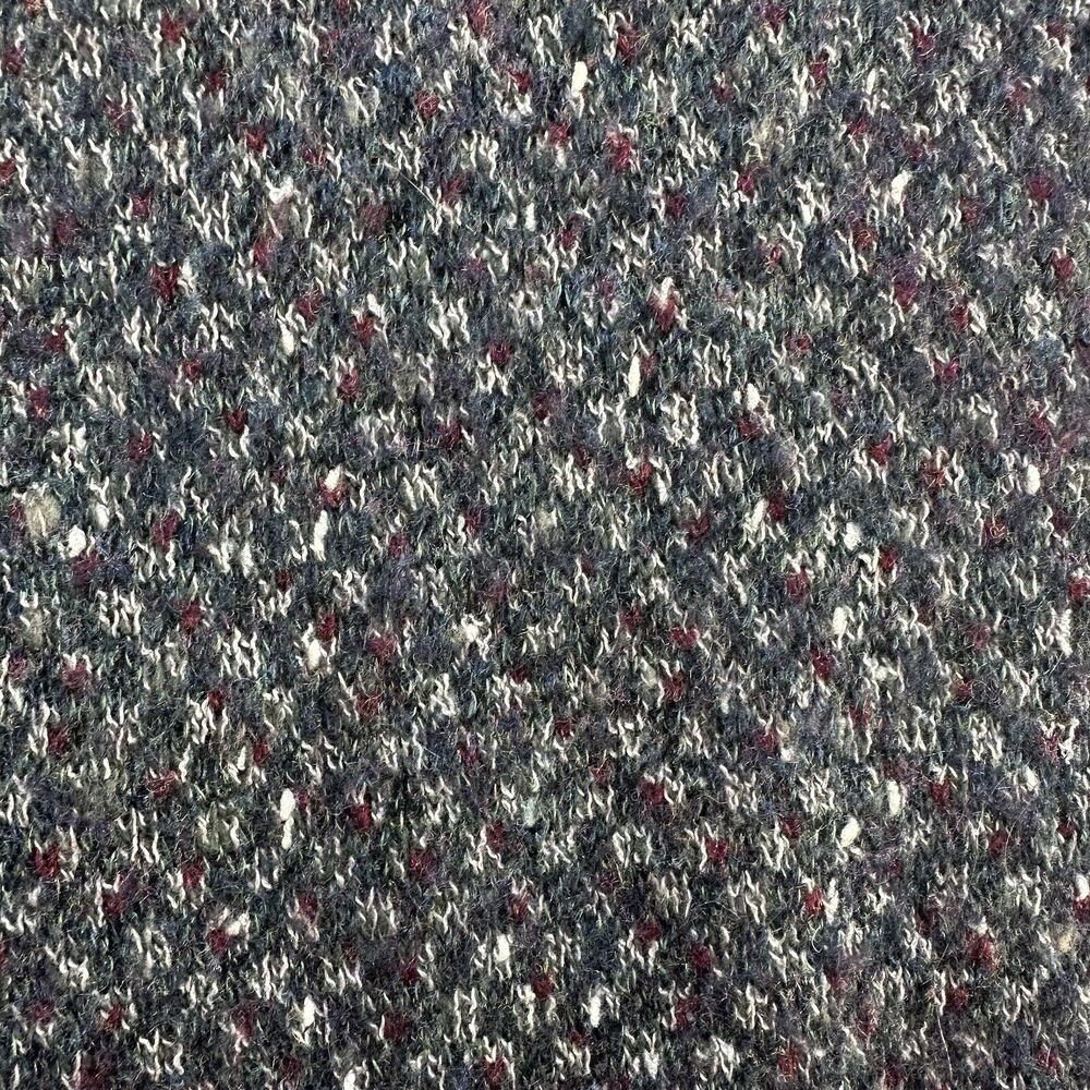 Vintage Racquet Men's Sweater Medium Gray Made in Italy Angora Wool Grandpacore - Picture 9 of 13